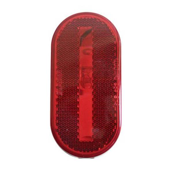 Photo of 4" Oblong Clearance/Side Marker with Reflex, Red