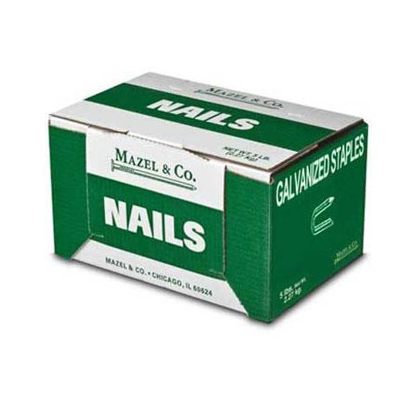 Mazel & Co. 5 lb 13/4" Class 3 Galvanized Lock Staples 116506134L