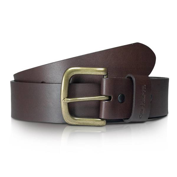 Carhartt Men's Journeymen Leather Belt, Brown, 36 - 2201-20-36 | Blain ...