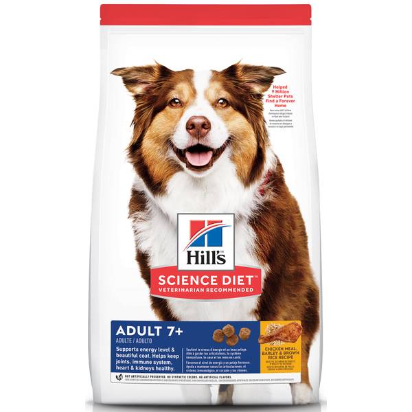 Hill s Science Diet 15 lb Adult 7 Chicken Meal Barley Brown