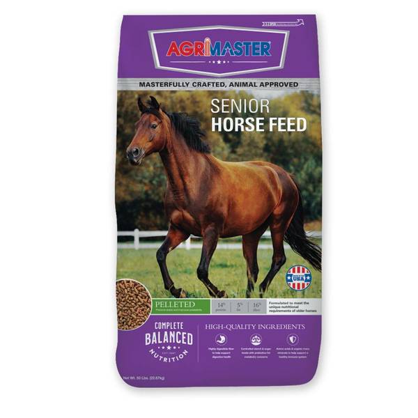 Agrimaster 50 lb Senior Horse Feed 51505 Blain's Farm & Fleet