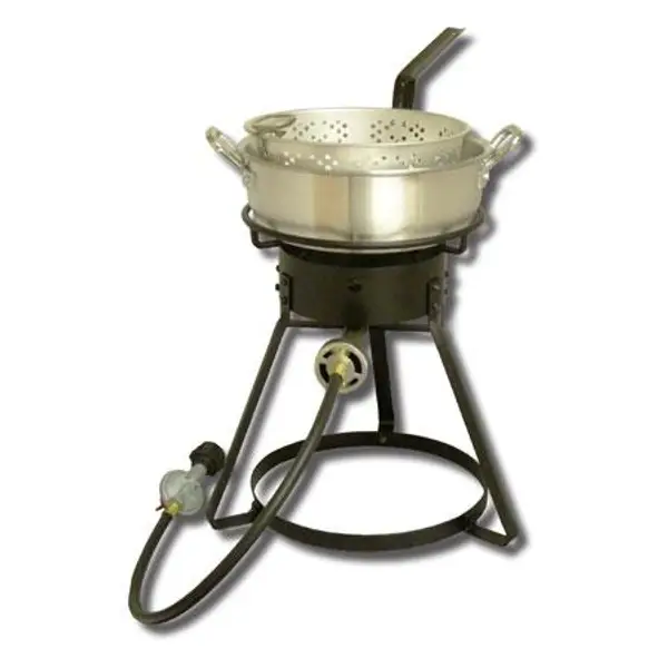 Turkey/Fish Fryer Boiling Package, 29-Qt. Aluminum Pot + Fry Pan & Basket