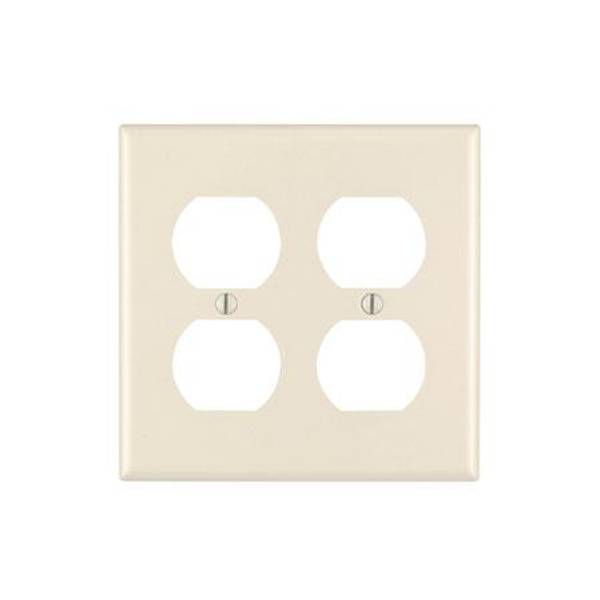 Photo of 2 Gang Duplex Receptacle Wallplate