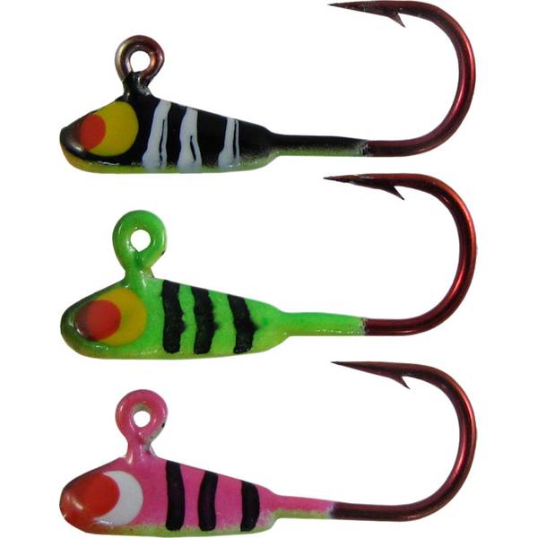 HiTech Fishing 10 JigAWhopper Ice Lure, Green / Pink / Black ZBB