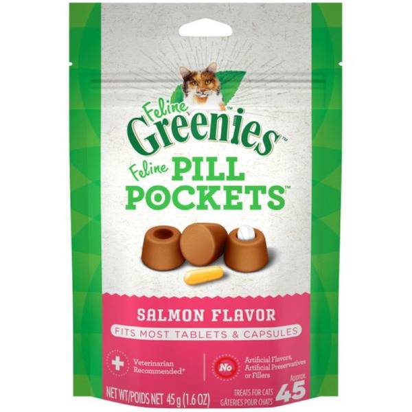 Photo of 1.6 oz Salmon Flavored Pill Pocket Treats for Cats