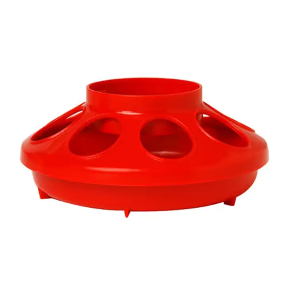 Little Giant Plastic Flip-Top Poultry Ground Feeder Yellow
