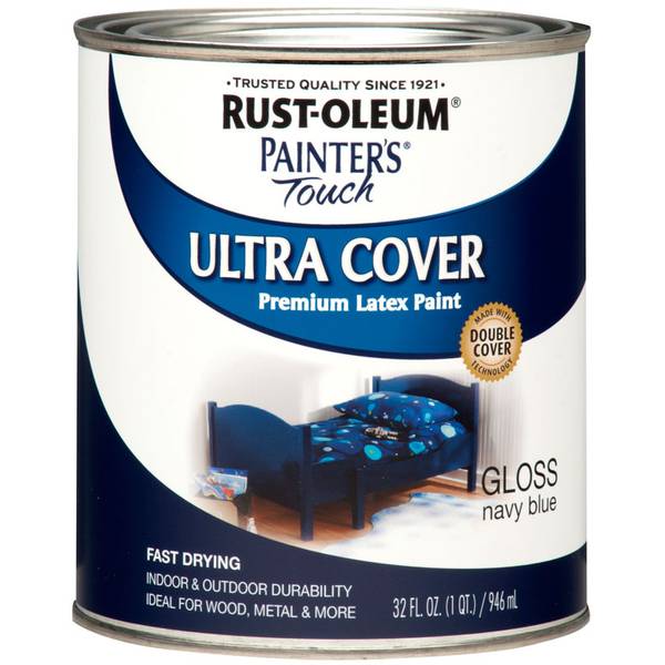 RustOleum 1 Qt Painter's Touch Ultra Cover Gloss Navy Blue Premium