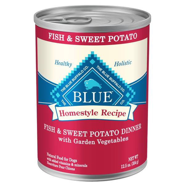 Photo of Homestyle Recipe Natural Adult Wet Dog Food, Fish & Sweet Potato, 12.5 oz, Real Fish First
