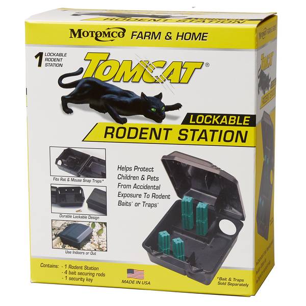 TOMCAT® 33466 Tamper-Resistant Triangular Mouse Bait Station