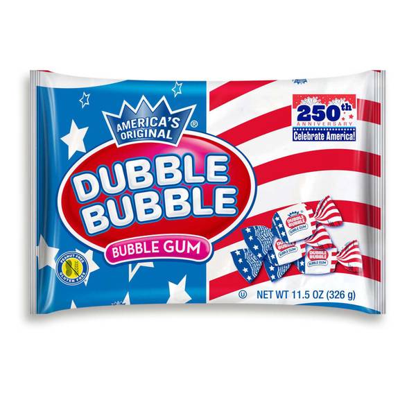 Photo of 11.5 oz Dubble Bubble Flag Twist Gum