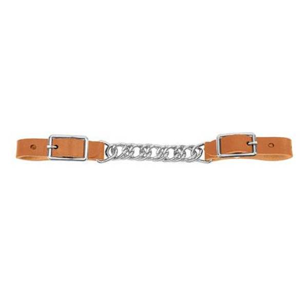 LEATHER Curb Chain