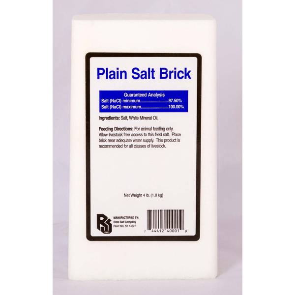Photo of 4 lb Plain Salt Brick