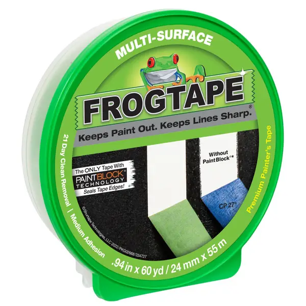 Shurtape® General Purpose Grade, Colored Masking Tape, Red, 24mm x 55m -  Case of 36