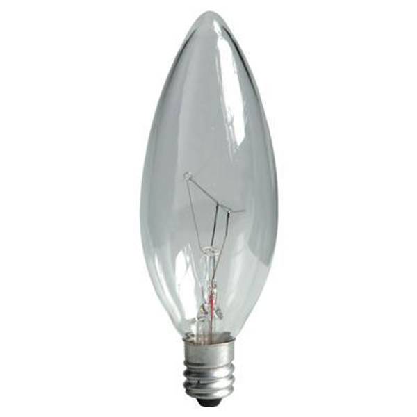 GE 2Pack 40Watt Crystal Clear MultiUse Blunt Tip Light Bulbs 75035