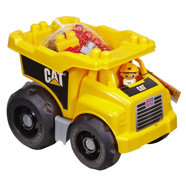 mega bloks cat dump truck