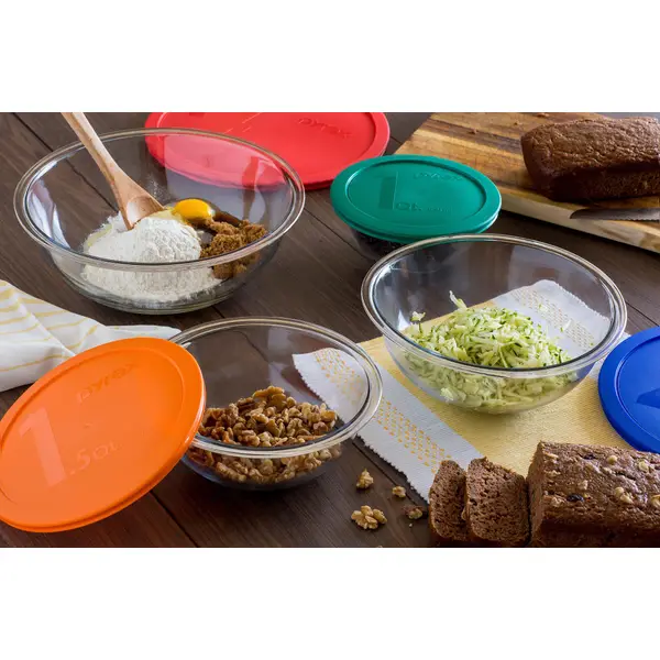 Pyrex 8-Piece Mixing Bowl Set with Assorted Lids - 1086053