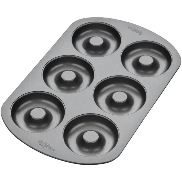 Wilton Non-Stick 6-Cavity Donut Baking Pans, 2-Count