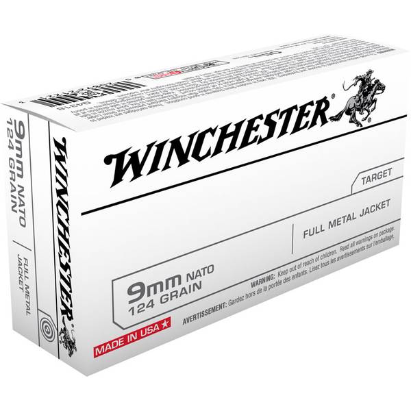 Winchester 9mm Nato 124 Grain Full Metal Jacket Ammunition Q4318 Blains Farm And Fleet 5197