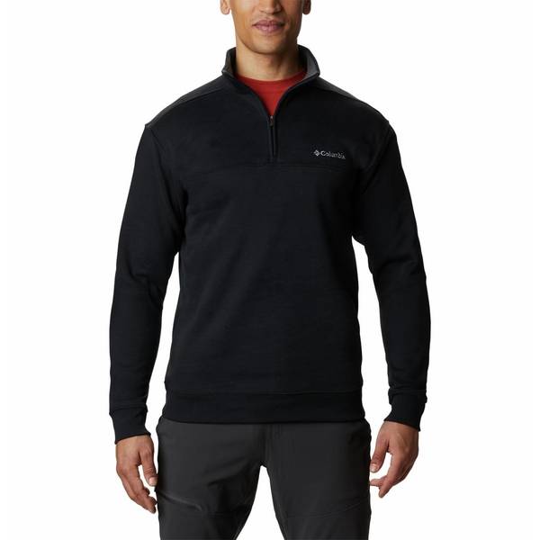 Columbia Men's Hart Mountain II Half-Zip Sweatshirt, Black, M ...