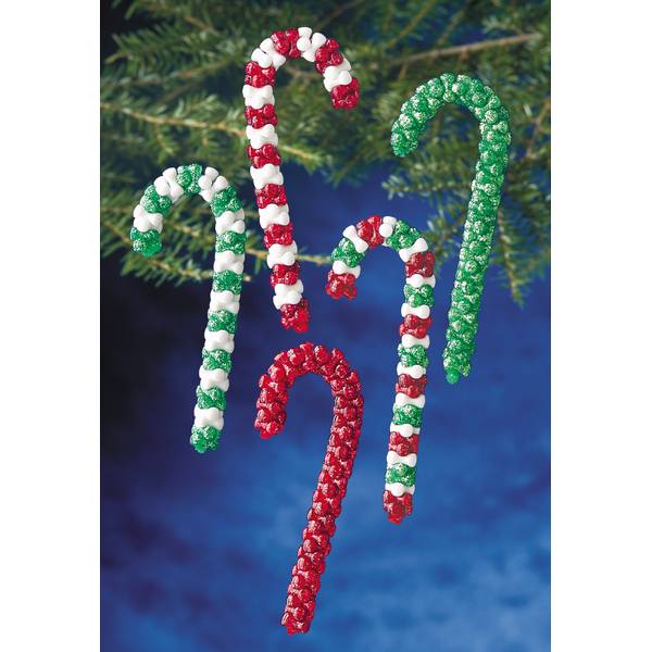 The Beadery Sparkle Canes Ornament Kit - 5688 | Blain's Farm & Fleet