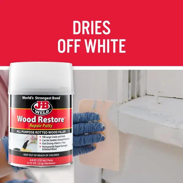 J-B Weld 32 oz Wood Restore Repair Putty - 40004 | Blain's Farm