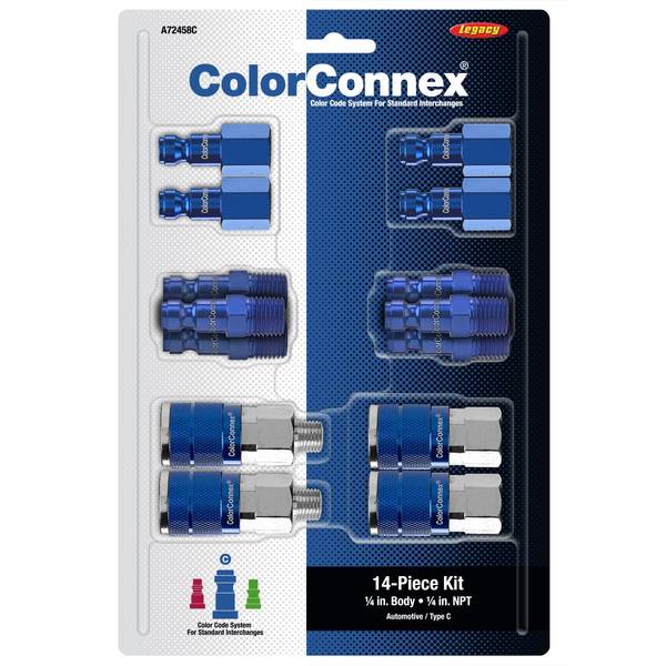 concon Legacy 14-Piece ColorConnex Type C 1/4
