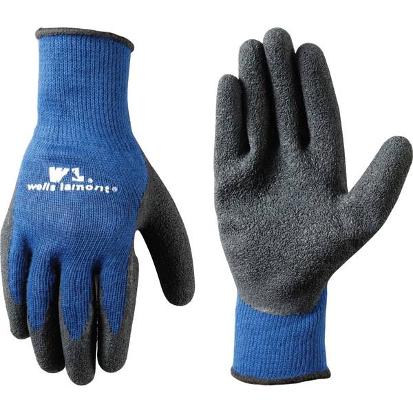 Photo of Men's Navy Latex Coated Gloves