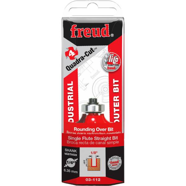 Photo of 1/4" Quadra-Cut Radius Rounding Over Bit