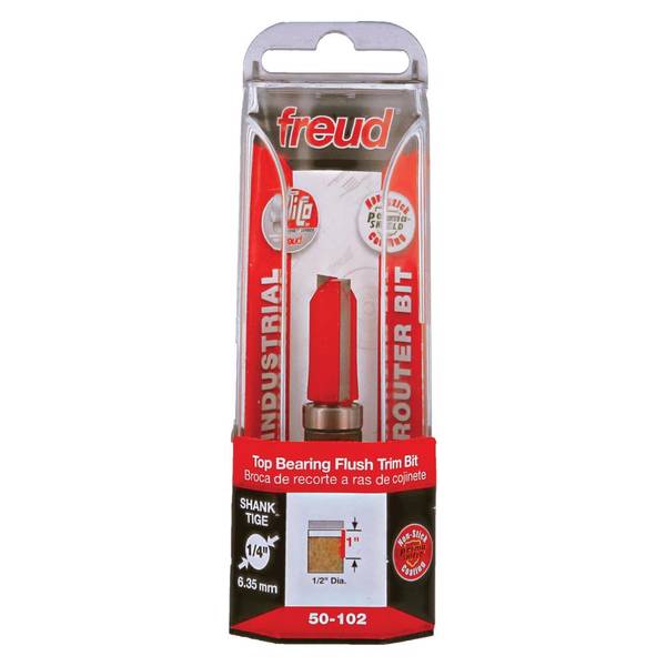 Photo of 1/2" Diameter Top Bearing Flush Trim Bit