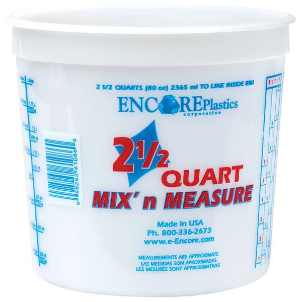 Encore 2.5 qt Mix' n Measure Container 300344 Blain's Farm & Fleet