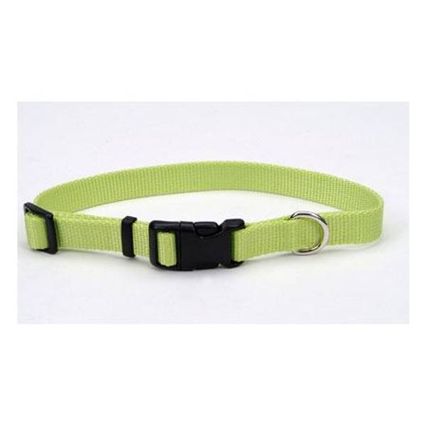 Coastal Pet Lime Adjustable Tuff Nylon Collar, 8 12" 06301 A LIM12