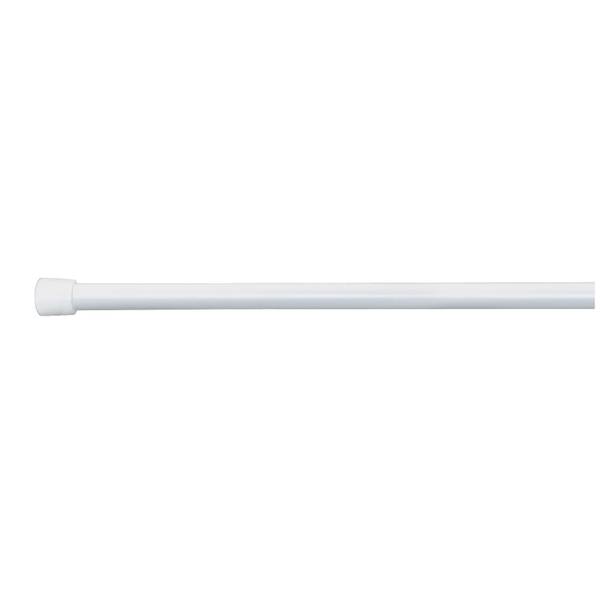 Interdesign White Shower Curtain, Shower Curtain Tension Rod How To