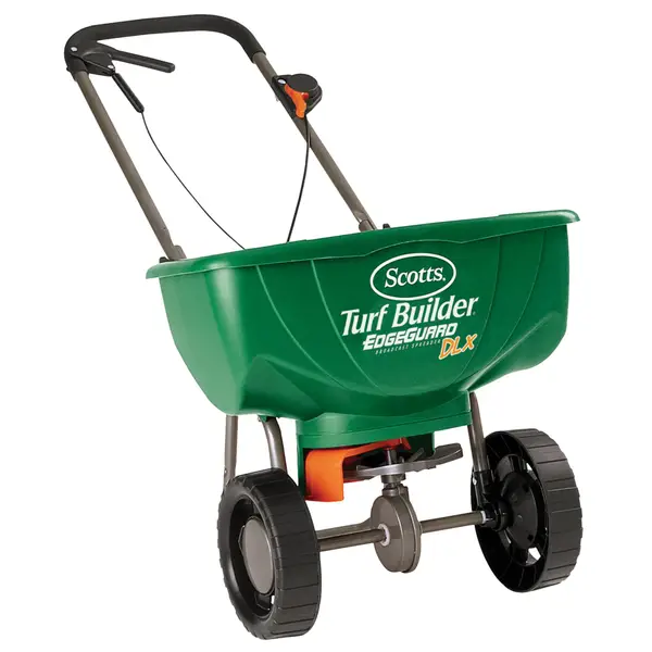 Scotts Turf Builder EdgeGuard DLX Broadcast Spreader - 76232