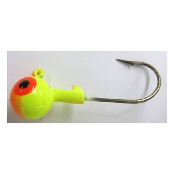 Photo of Chartreuse & Orange Roundhead Jig