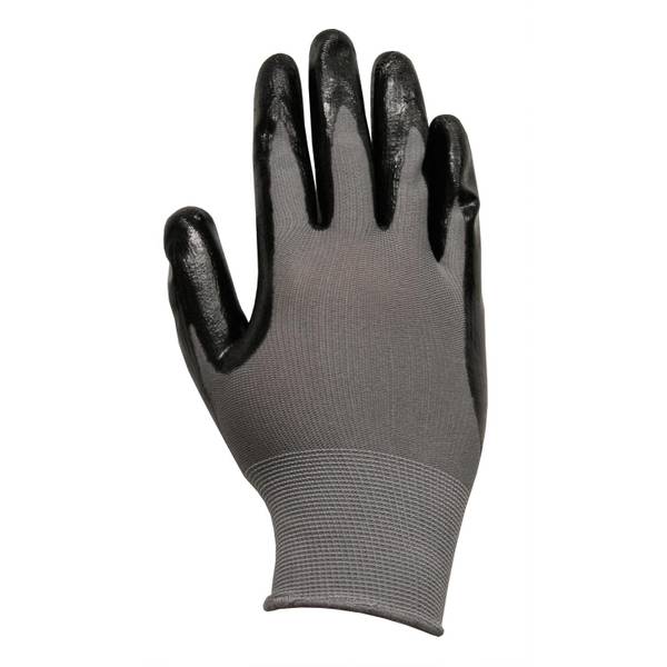 Grease Monkey Gorilla Grip Large Gray Nitrile Disposable Gloves