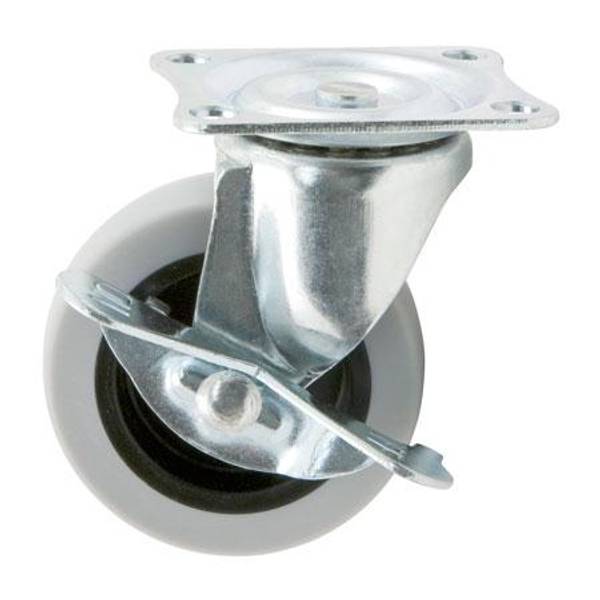 Titan Casters 110 lb 3" Dyna Tread Wheel with Brake 4036355T Blain