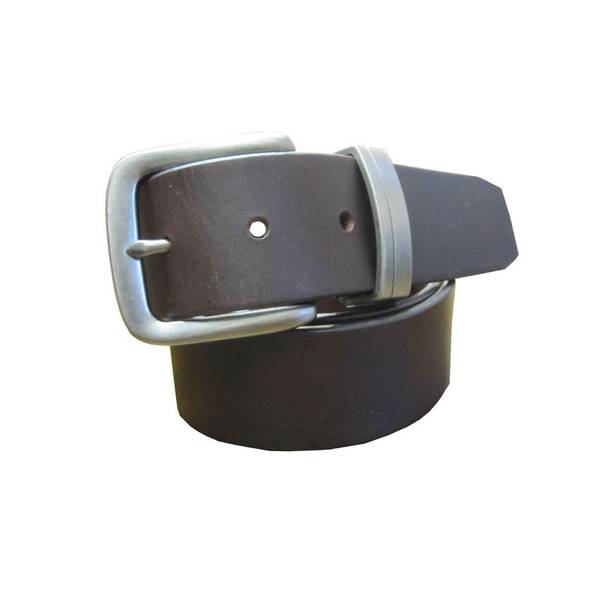 Photo of Men's Full Grain Leather 2 Piece Buckle Belt