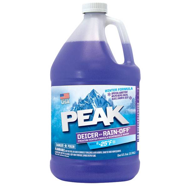 Peak 1 Gal 25 Degree Windshield Deicer Wash with RainOff PKN0I3