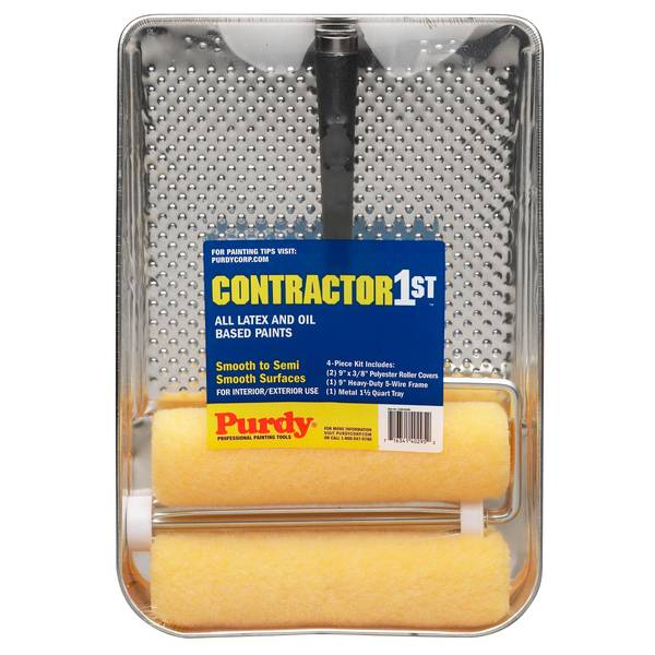 Purdy "Contractor 1st" Paint Roller 4 Piece Kit 140810200 Blain's