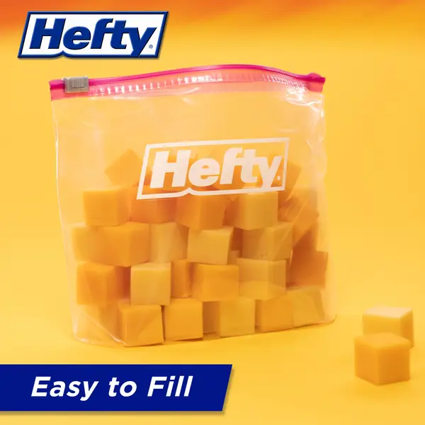 Hefty Basics Hefty Basics Double Zipper Quart Storage Bags 48 ct Box