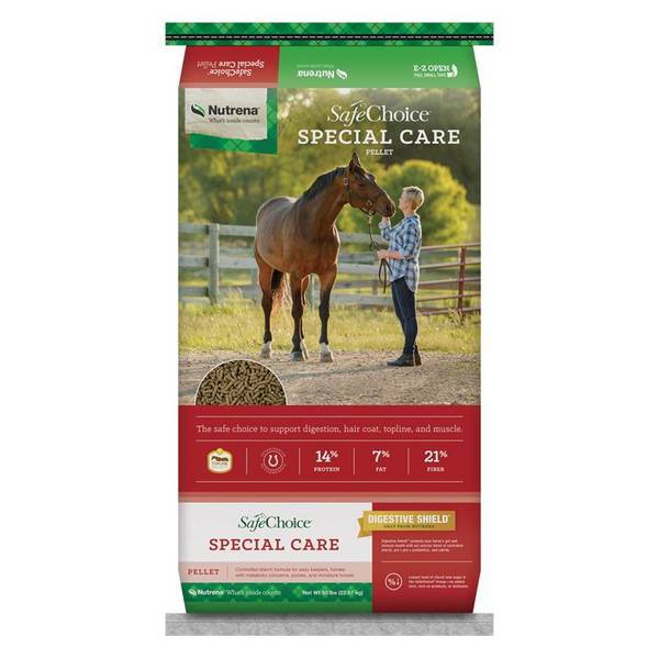 Nutrena SafeChoice 50 lb Special Care Horse Feed - 94510 | Blain's Farm