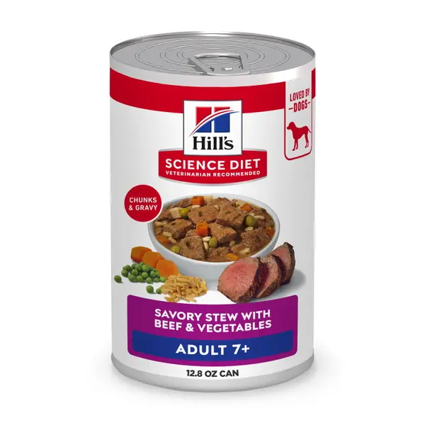 Hill's Science Diet Adult 7+ Savory Stew with Beef & Vegetables