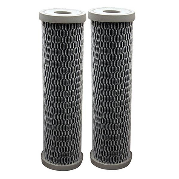 Photo of 2-Count 10" 10 Micron Replacement Non-Cellulose Carbon Cartridge