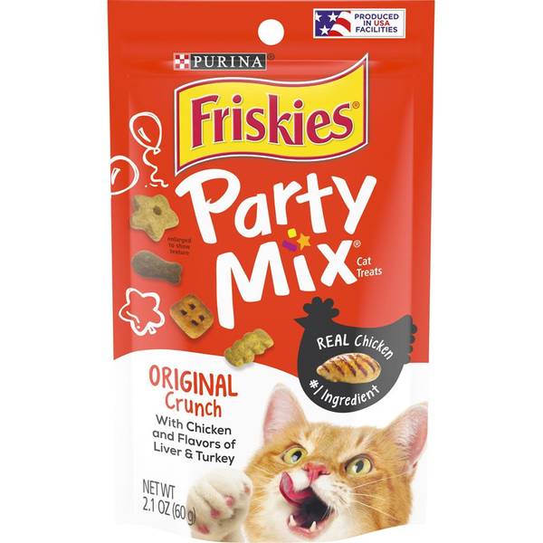 Photo of 2.1 oz Party Mix Crunch Original Cat Treats