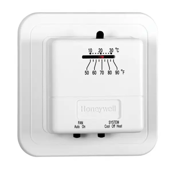 Honeywell YCT53K1003 Standard Millivolt Heat Manual Thermostat, White