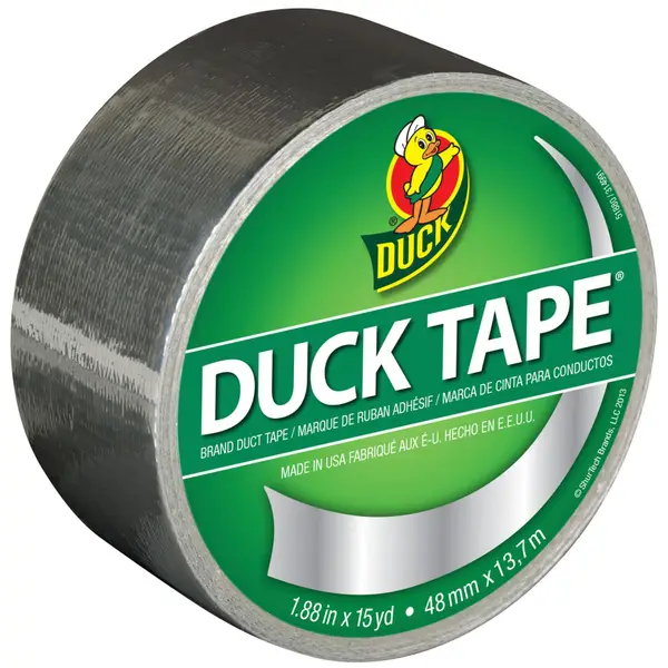 Single Roll Black 1.88" x 60 yd IPG JobSite DUCTape Colored Duct Tape 