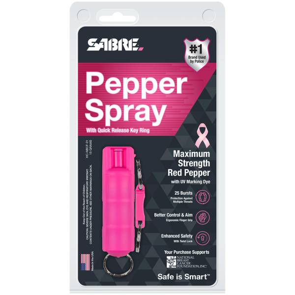 Sabre Pink Maximum Strength Pepper Spray HCNBCF01 Blain's Farm