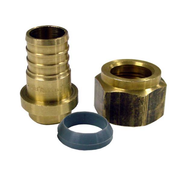 1/2 in. O.D. Comp x 1/2 in. FIP Brass Compression Adapter Fitting (20-Pack)
