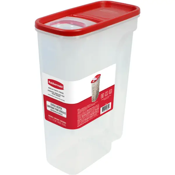 Rubbermaid Flip Top Pantry Cereal Keepers, 18 Cup, 2 Count 