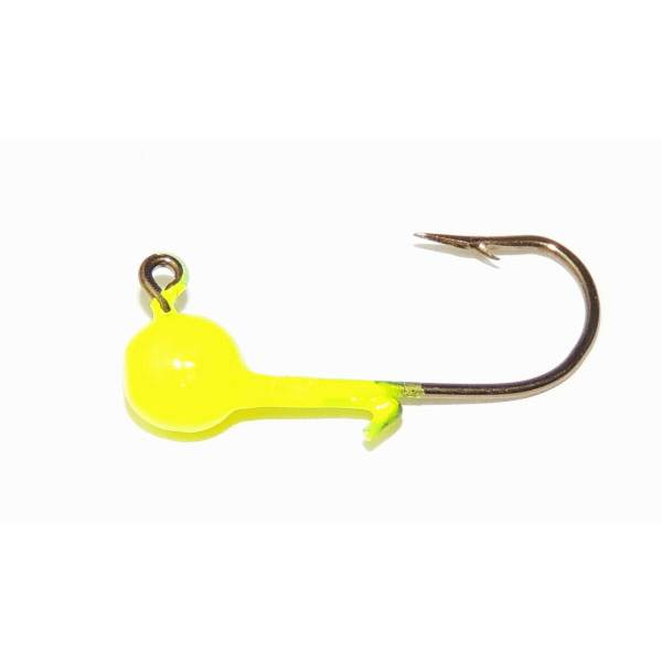 1/16 oz Chartreuse Triple Threat Crappie Jig